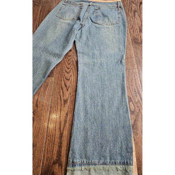 L.A. Blues Vintage 90s Women's Blue Jeans  Size 10 Riveted Hippie Y2K - Picture 15 of 16